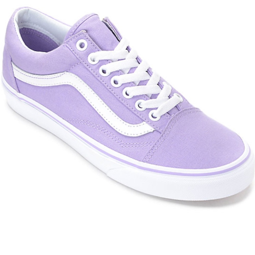 Vans Old Skool Lavender & White Canvas Shoes